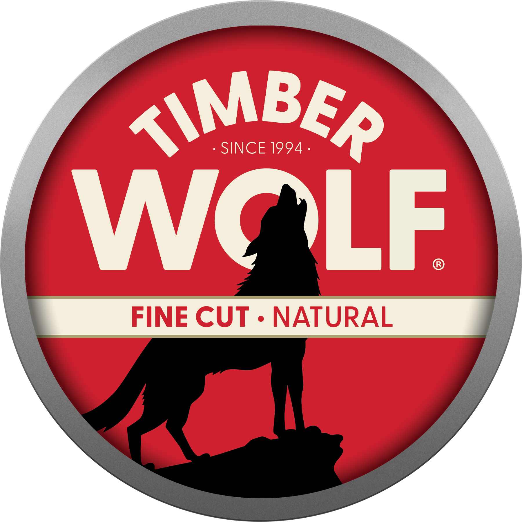 Can of Timber Wolf Moist Snuff in fine cut natural flavor